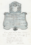 135276 Afbeelding van de fundatiesteen uit 1749 in de gevel van een van de Breyerskameren aan de Wittevrouwensingel te ...